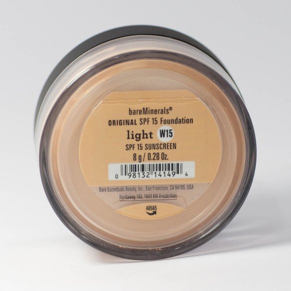 #NWT bareMinerals SPF15 Original Foundation Light W15 8g/0.28oz - Picture 1 of 2